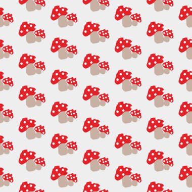 Tekstil, baskı, kumaş, yüzey tasarımı için soyut mantar deseni