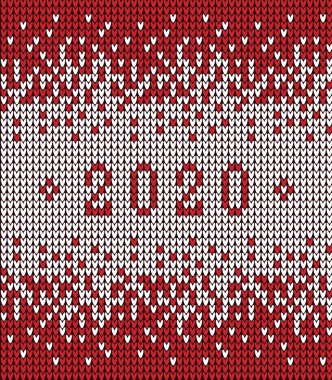 Örgü Noel ve Yeni Yıl deseni