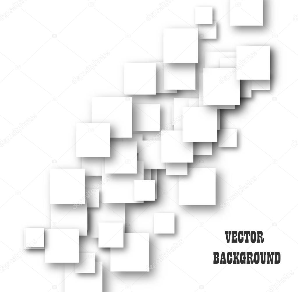 Vector 3d business design background