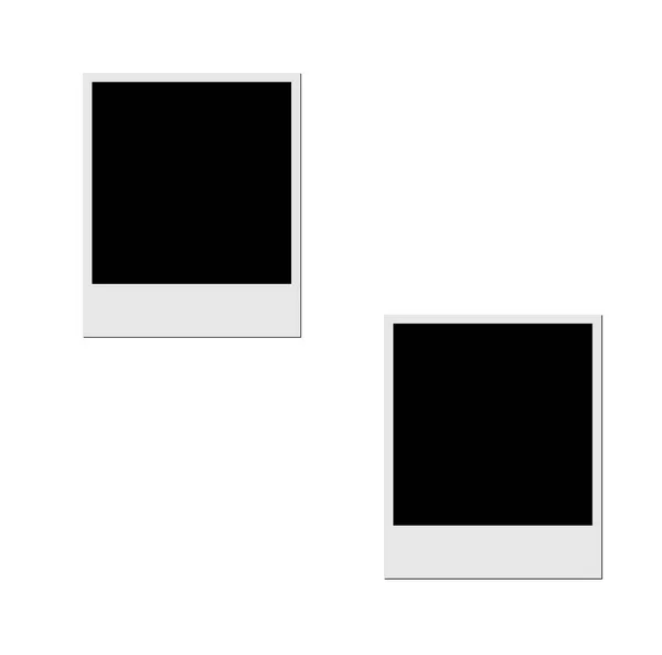 矢量极性拼贴照片模板相框 — 图库矢量图片