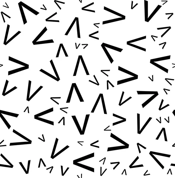 Modèle vectoriel sans couture en lettres. Lettres aléatoires de diffusion . — Image vectorielle