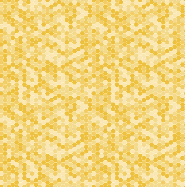 Honeycomb vector honey pattern. stock illustration. — Stock Vector