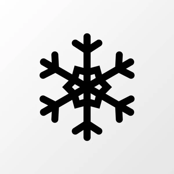Vektor Schneeflocke, Weihnachten, Schnee-Symbol — Stockvektor