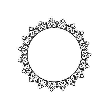 metin veya fotoğraf için vektör vintage çerçeveleri