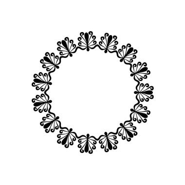 metin veya fotoğraf için vektör vintage çerçeveleri