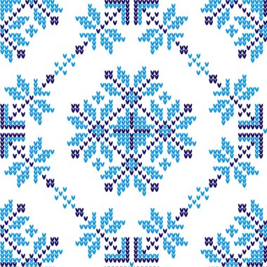Örgü Noel ve Yeni Yıl deseni