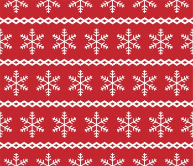 Vektörsüz Noel ve İskandinav tarzında yeni yıl şablonu