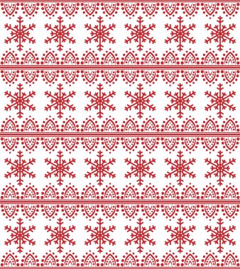 Vektörsüz Noel ve İskandinav tarzında yeni yıl şablonu