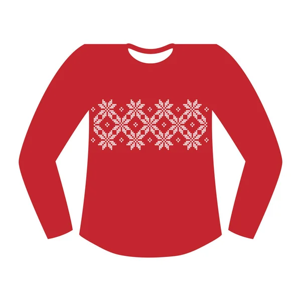 Vektor Weihnachten und Neujahr Sweatervector Weihnachten und Neujahr Pullover Winter, skandinavisch — Stockvektor