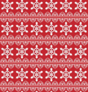 Vektörsüz Noel ve İskandinav tarzında yeni yıl şablonu