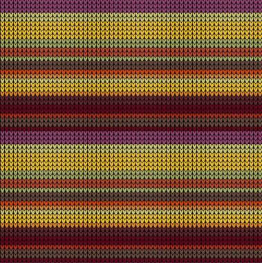 vektör dikişsiz örme çizgili desen