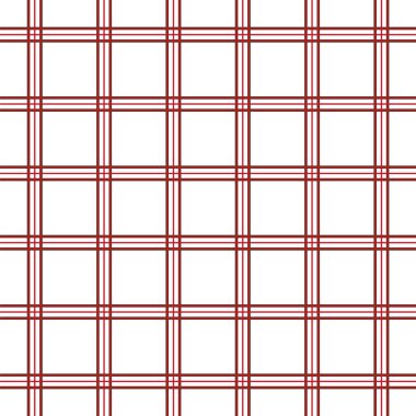 Noel ve yeni yıl ekose kumaşı. Kırmızı ve yeşil kafeste İskoç deseni. İskoç kafesi. Vektör illüstrasyonu