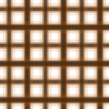 Kahverengi, Tan, Siyah ve Beyaz Tartan ve Bufalo Ekose Vektör Desenlerini Kontrol Et. EPS