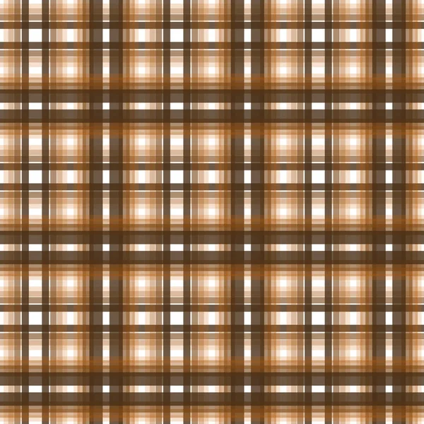Brown Tan Black White Tartan Buffalo Check Plaid Vector Patterns — Image vectorielle