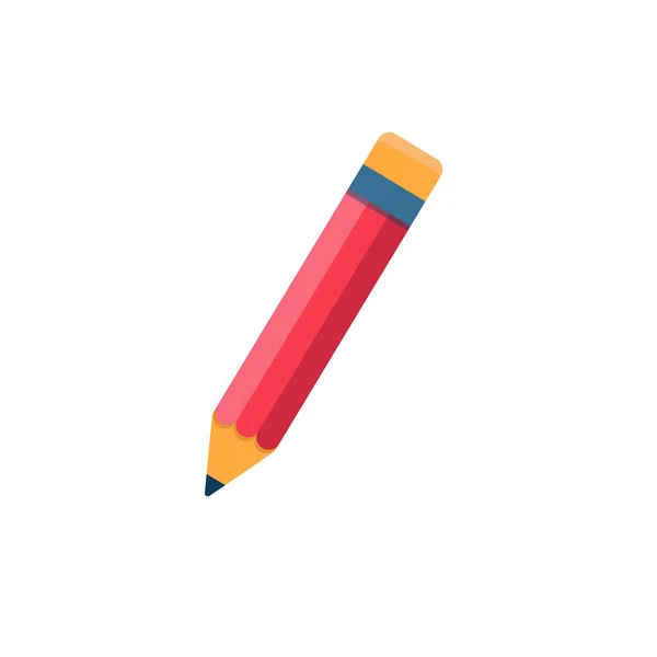 Isolated Pencil Different Styles Drawing Photorealism Sketch Flat Icon — Stock Vector