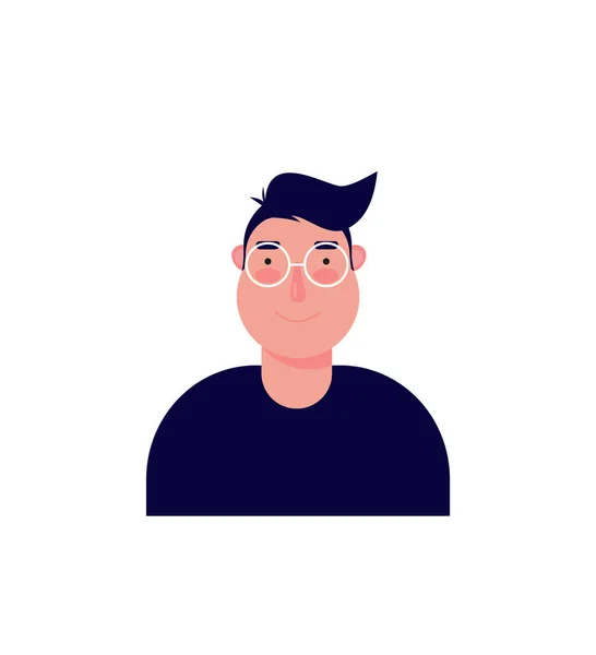 Ensemble Émotions Faciales Masculines Homme Barbu Caractère Emoji Avec Différentes — Image vectorielle