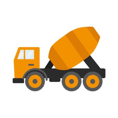 İnşaat ekipmanları, izole edilmiş ikon vektörleri inşa etmek için makineler. Forkliftler ve vinçler, kazıcılar ve traktörler, buldozerler ve kamyonlar. eps