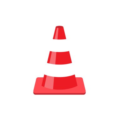 Trafik konileri vektör izole nesne