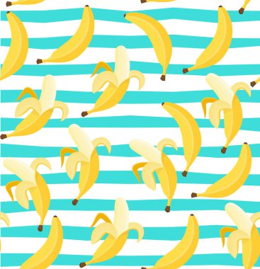 Güzel vektör kusursuz muz dokusu. Baskı için, duvar kağıdı için, web sayfaları için arka planlar, yüzey dokuları, tekstil için. EPS