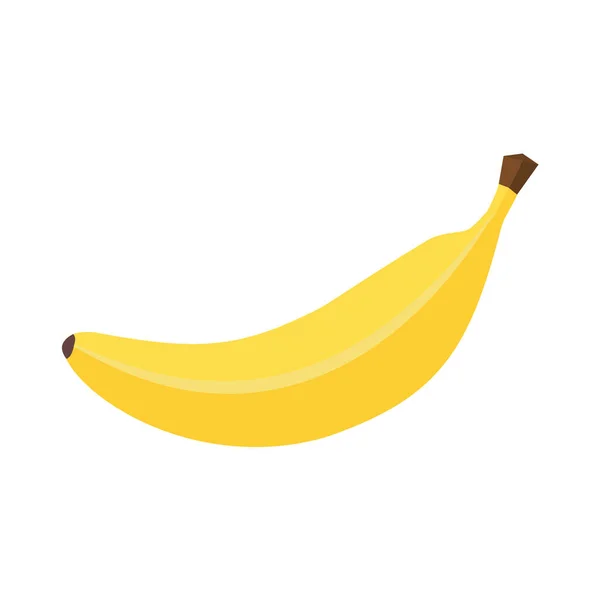 Бананова Векторна Ікона Ізольована Плоска Іконка Банана Eps — стоковий вектор