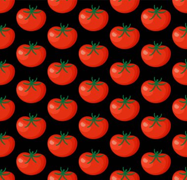 Beyaz arka planda izole edilmiş doğranmış domateslerin kusursuz arka planı. Taze domates dilimleri. eps