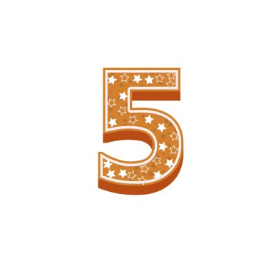 Noel ya da yeni yıl alfabe kurabiyeleri, vektör çizimi ile ayarlandı. Beyaz arkaplandaki izole desenli harfler.