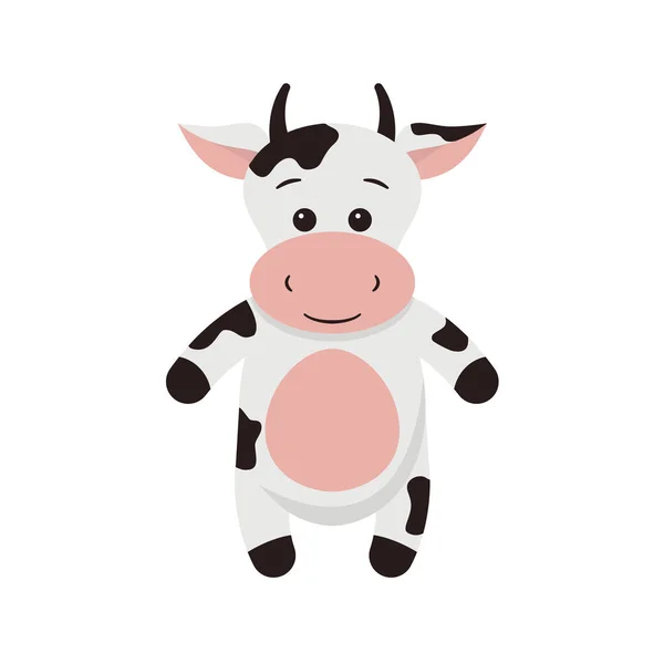Ilustração Vetorial Desenho Animado Vaca Eps — Vetor de Stock