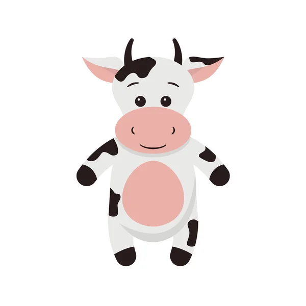 Illustration Vectorielle Dessin Animé Vache Eps — Image vectorielle