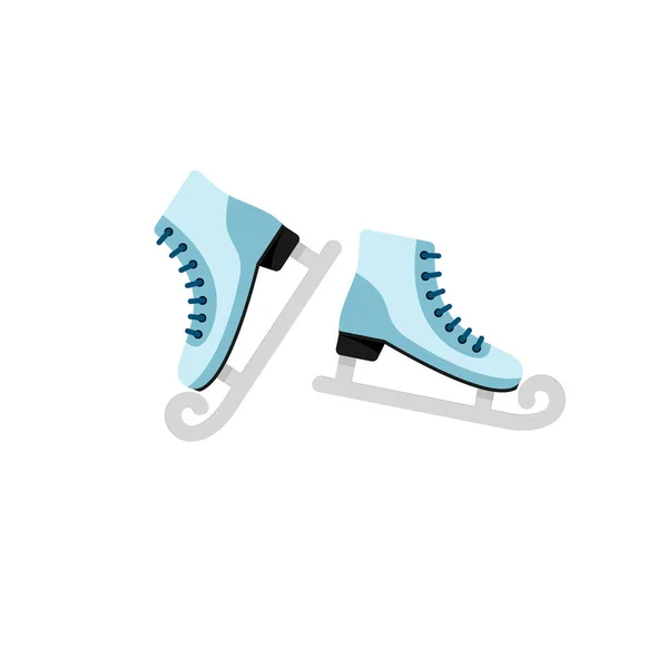 Ilustrasi Vektor Ikon Skate Pada Latar Belakang Putih Eps - Stok Vektor