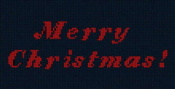 Ano Novo padrão de Natal tricotado com raposas ilustração vetorial eps — Vetor de Stock