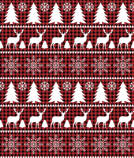 Müzik sayfasının arka planında ekose Noel çanları var. Şenlikli, kusursuz desen. Vektör çizimi. eps