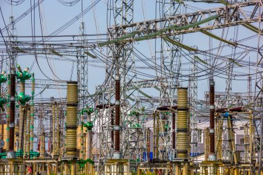 Elektrik post santral Trafo Merkezi.