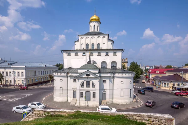 Βλάντιμιρ Ρωσία Ιούνιος 2016 Χρυσή Πύλη Στην Πόλη Βλαντιμίρ Διάσημος — Φωτογραφία Αρχείου