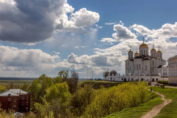 Catedral Asunción Vladimir Anillo Oro Rusia — Foto de Stock