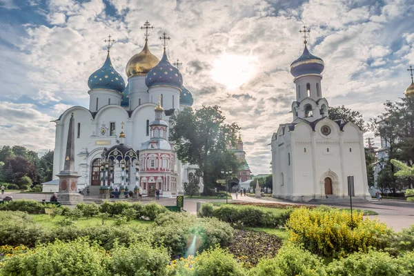 Dormition katedralde Trinity Lavra St Sergius, Sergiyev Posad, Rusya Federasyonu