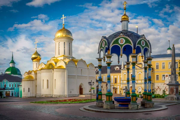 Holy Trinity Sergius Lavra Daki Trinity Katedrali — Stok fotoğraf