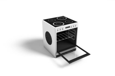 açık kapı ile pişirmek için fırın