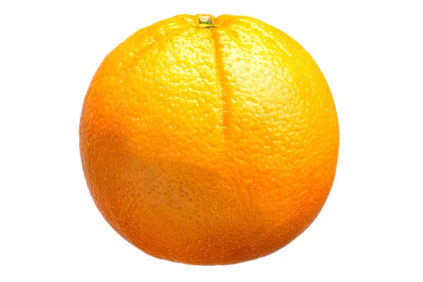 Beyaz arkaplanda izole edilmiş taze portakal meyvesi — Stok fotoğraf