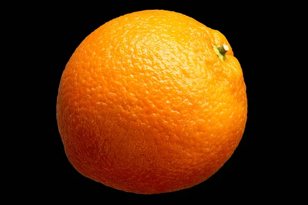 Frutto fresco arancio isolato su sfondo nero — Foto Stock