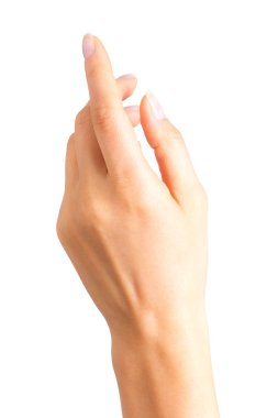 Eller kadın güzel bir şey üzerinde gösterilen