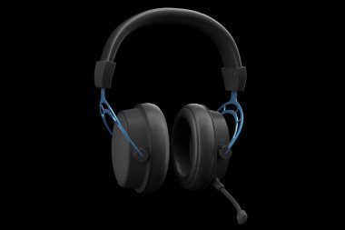 Oyun kulaklıklarının bulut oyunu ve yayını için mikrofonla 3 boyutlu yorumlanması