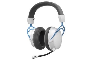 Oyun kulaklıklarının bulut oyunu ve yayını için mikrofonla 3 boyutlu yorumlanması