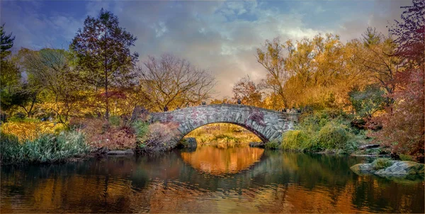 Central park, Ny üzerinden günbatımı
