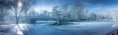 Prospect Park içinde bir kış günü