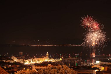 Feux d 'Artifices La Ciotat le 13 juillet 2018, Marsilya, Sud de la France 