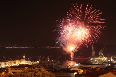 Feux d 'Artifices La Ciotat le 13 juillet 2018, Marsilya, Sud de la France 