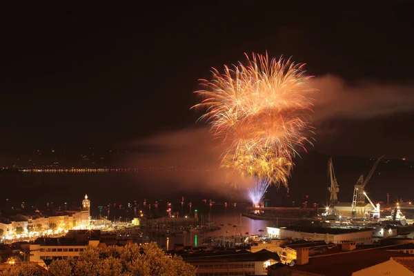 Feux d 'Artifices La Ciotat le 13 juillet 2018, Marsilya, Sud de la France 