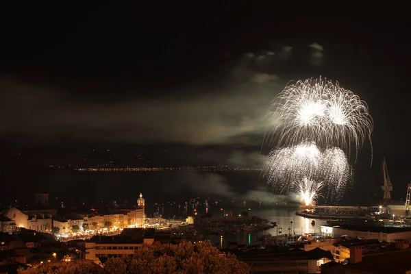 Feux d 'Artifices La Ciotat le 13 juillet 2018, Marsilya, Sud de la France 