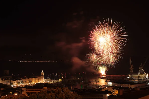 Feux d 'Artifices La Ciotat le 13 juillet 2018, Marsilya, Sud de la France 