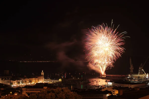 Feux d 'Artifices La Ciotat le 13 juillet 2018, Marsilya, Sud de la France 
